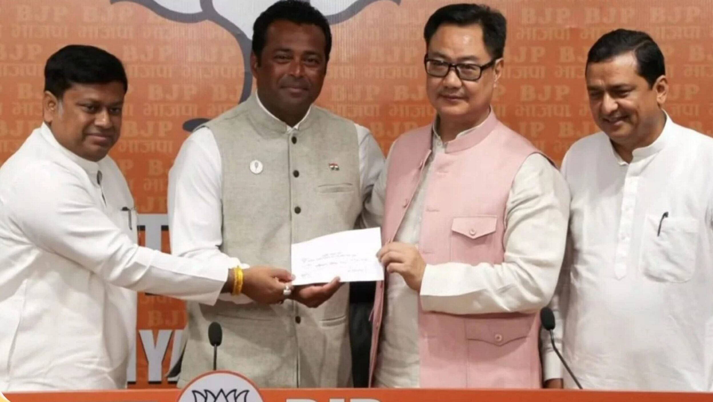 बंगाल चुनाव से पहले टीएमसी को झटका, पूर्व टेनिस स्टार लिएंडर पेस भाजपा में शामिल, एक और नई राजनीतिक पारी 