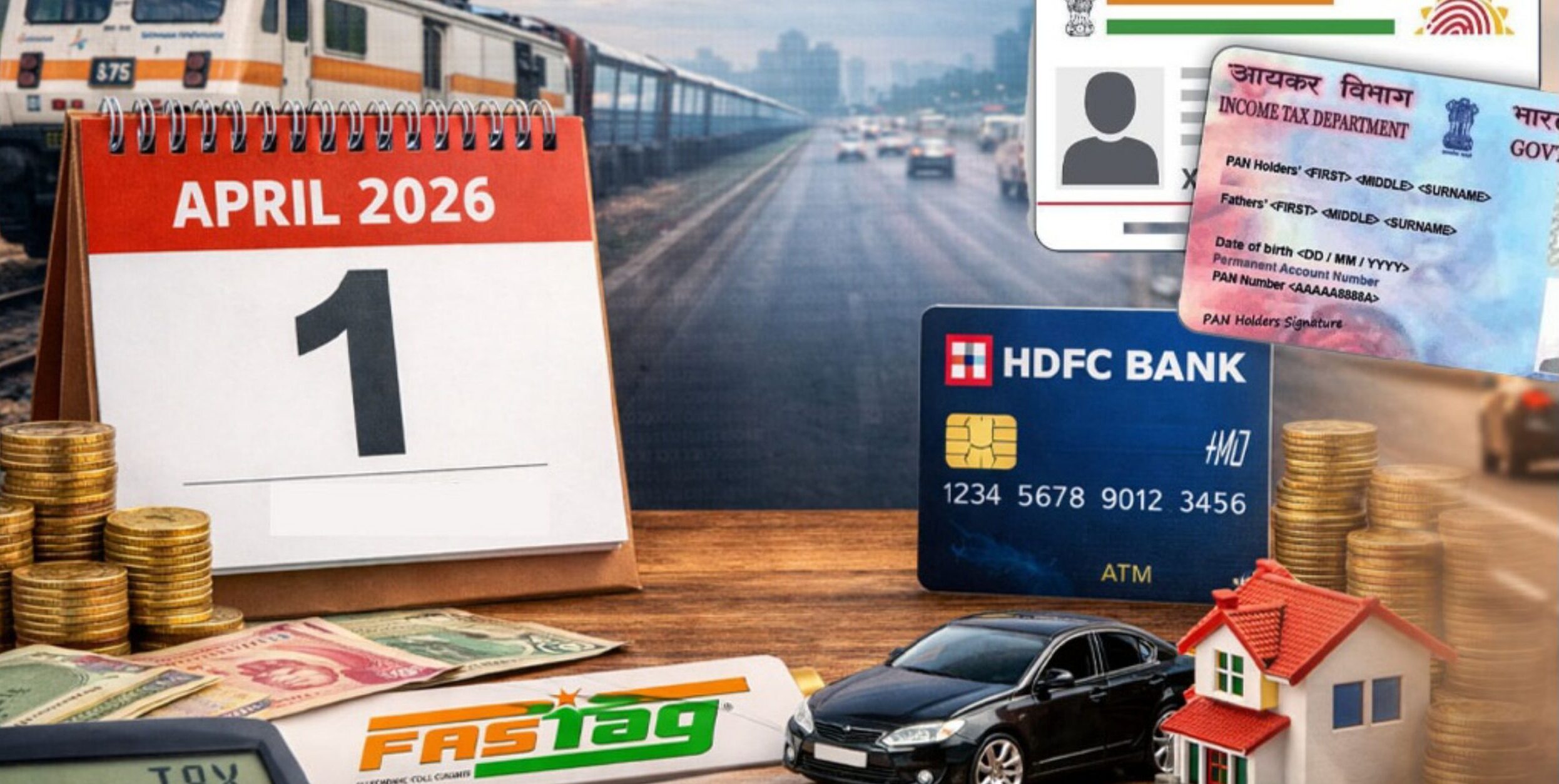 आज से नया वित्त वर्ष शुरू : 1 अप्रैल से बदले कई नियम, FASTag महंगा, टिकट कैंसिलेशन सख्त, टैक्स सिस्टम बदला