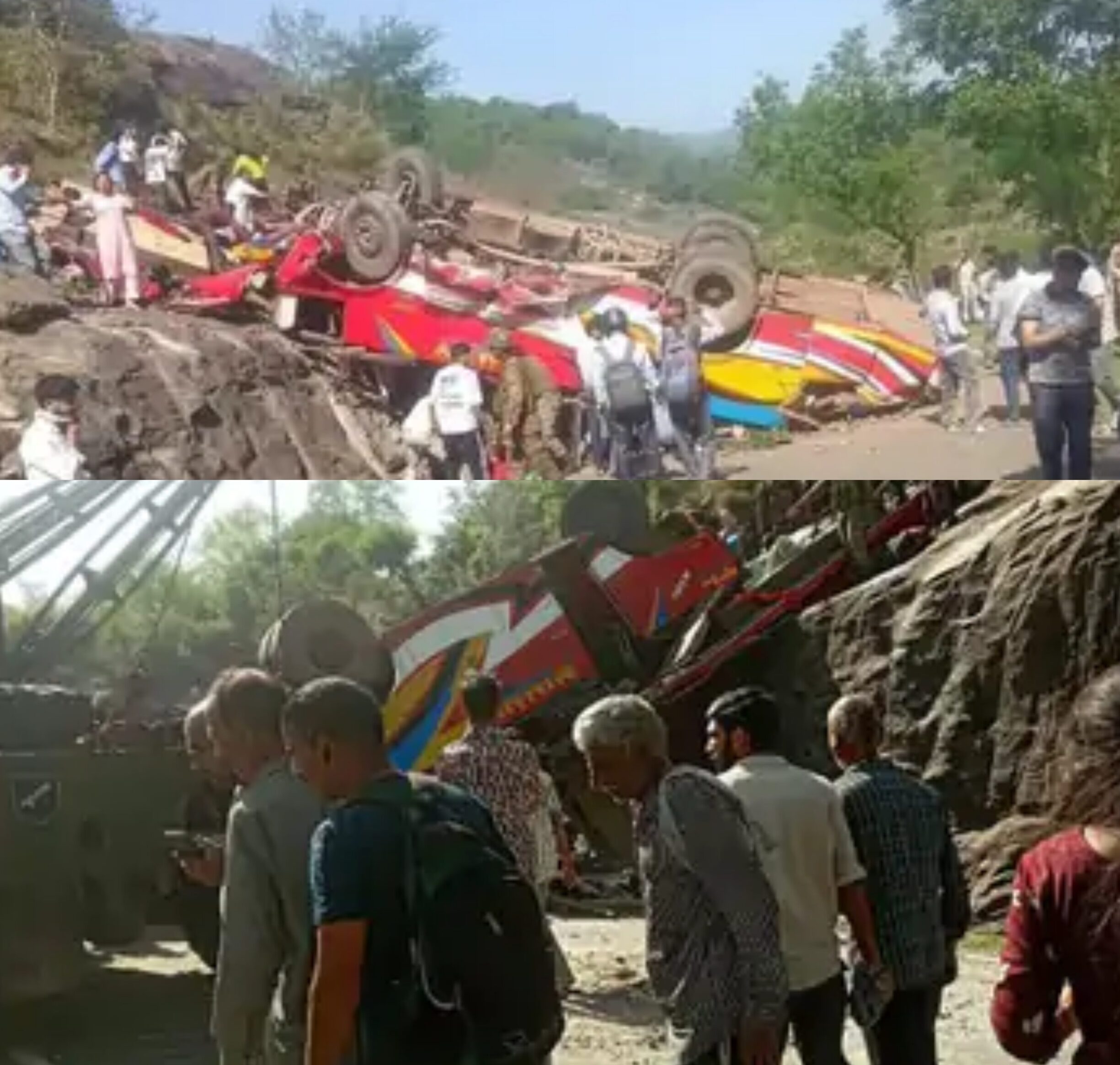 जम्मू-कश्मीर के उधमपुर में दर्दनाक हादसा : 100 फीट गहरी खाई में गिरी बस, 21 यात्रियों की मौत से मचा हाहाकार