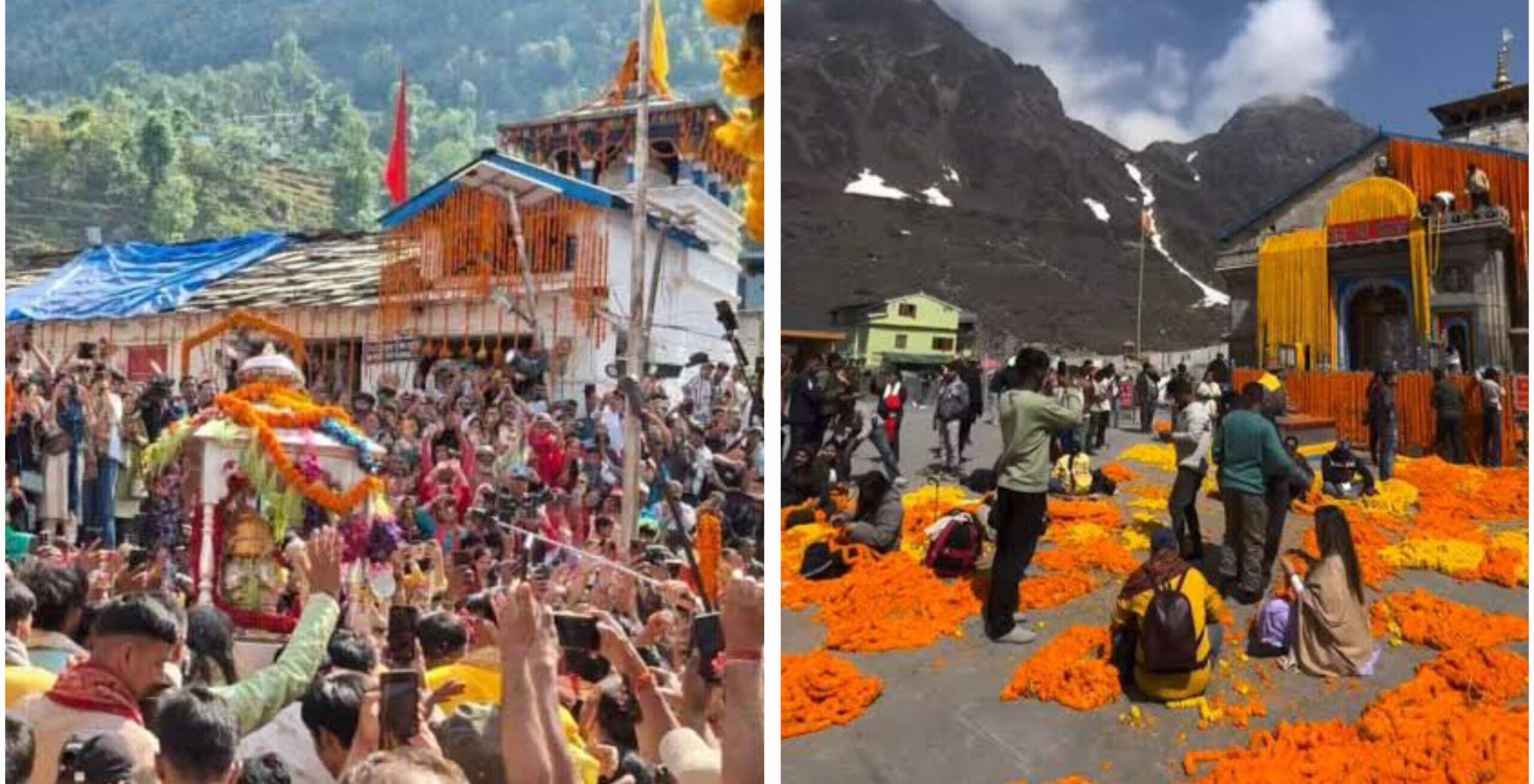 दो दिन बाद खुलेंगे बाबा केदार के कपाट : फूलों से सजा केदारनाथ धाम, आस्था से सराबोर हुई पूरी केदारपुरी, भक्तों में छाया उत्साह 