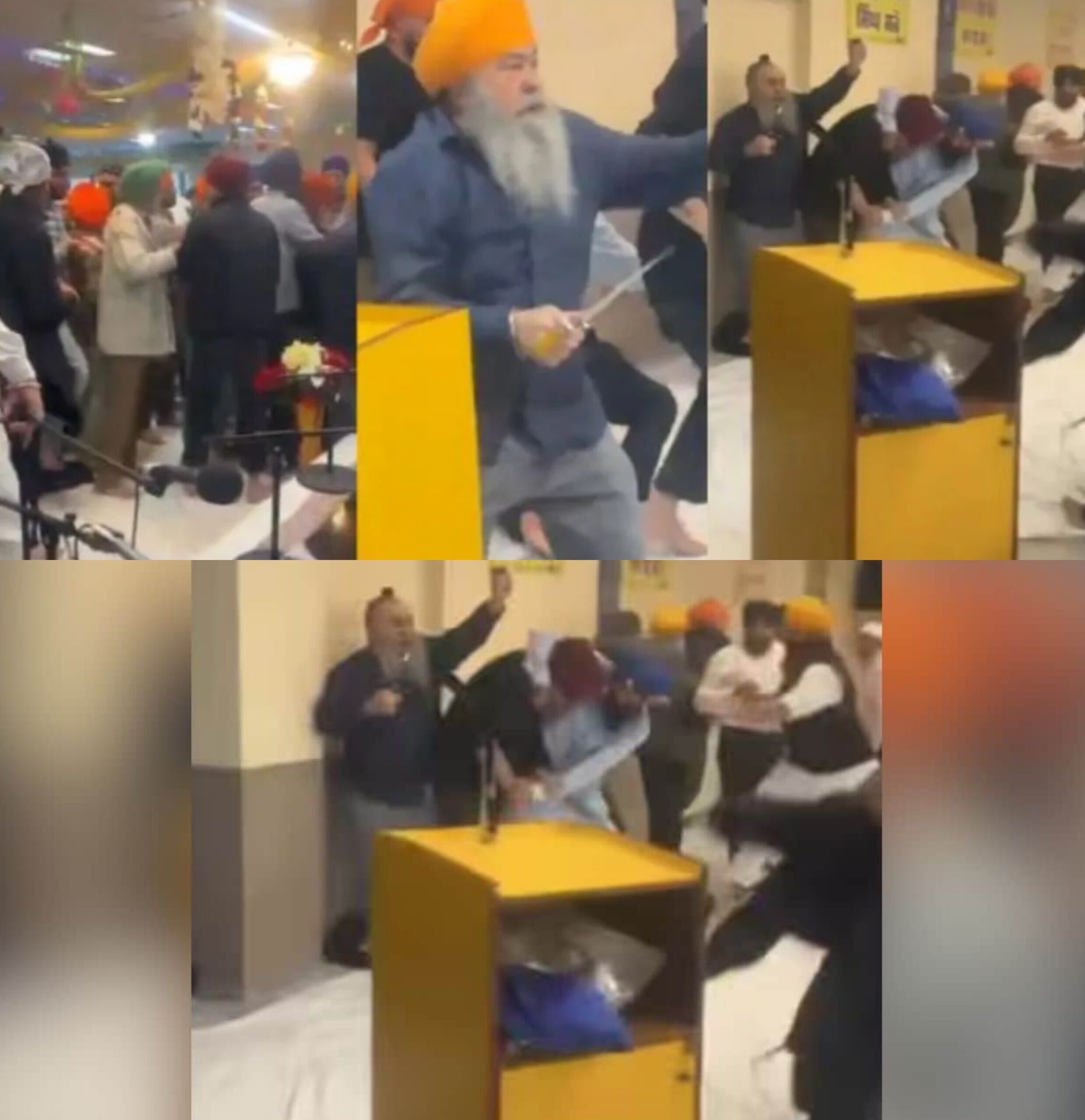 विदेशों में सिख संस्थाओं में बढ़ता टकराव : कनाडा से जर्मनी तक गुरुद्वारों में विवाद ने लिया हिंसक रूप, वीडियो 