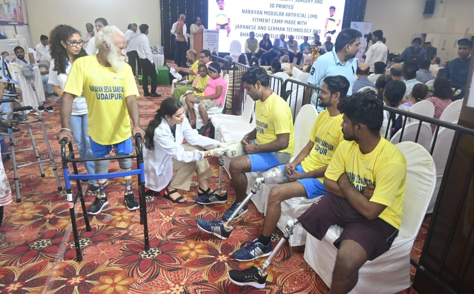 154 कृत्रिम अंगों ने बदली 104 दिव्यांगजनों की जिंदगी